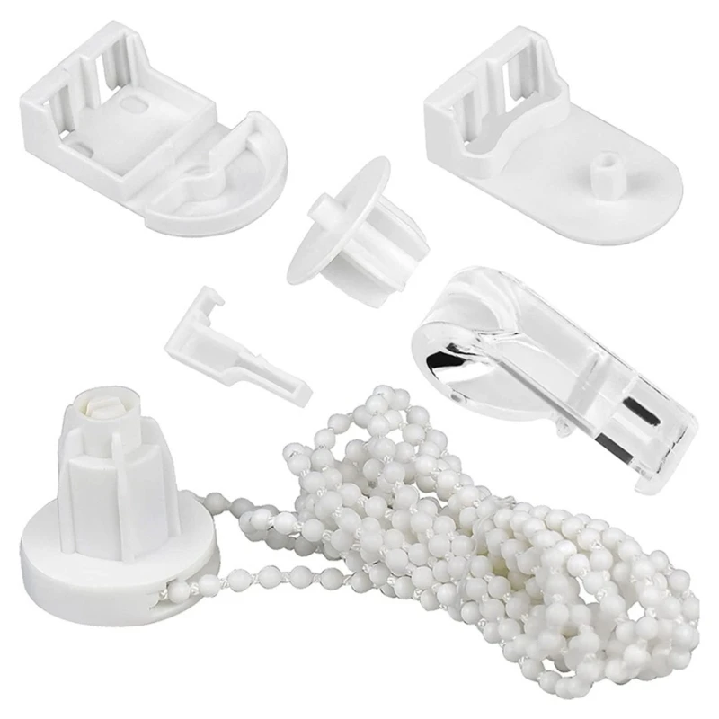 Accesorios para persianas enrollables de 25mm, Kit de cadena de cuentas, accesorios para cortinas de ventanas