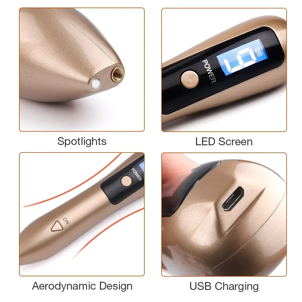 Laser Plasma Pen para Cuidados com a Pele, Remoção Mole, Dark Spot Remover, LCD, Wart Tag, Tattoo Removal, Beauty Tool, Mais novo