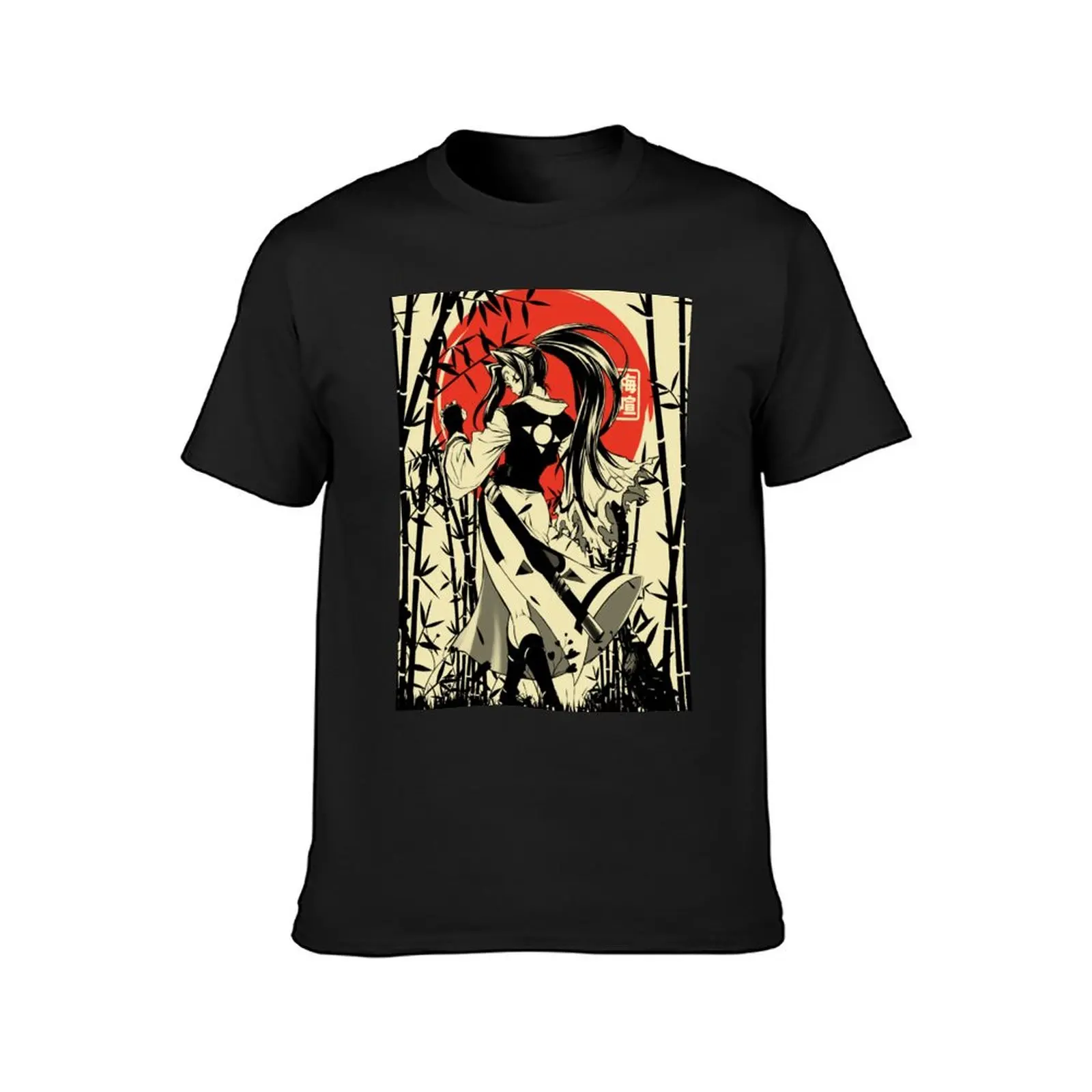 Baiken samurai japan T-Shirt new edition oversizeds kawaii clothes Men's cotton t-shirt