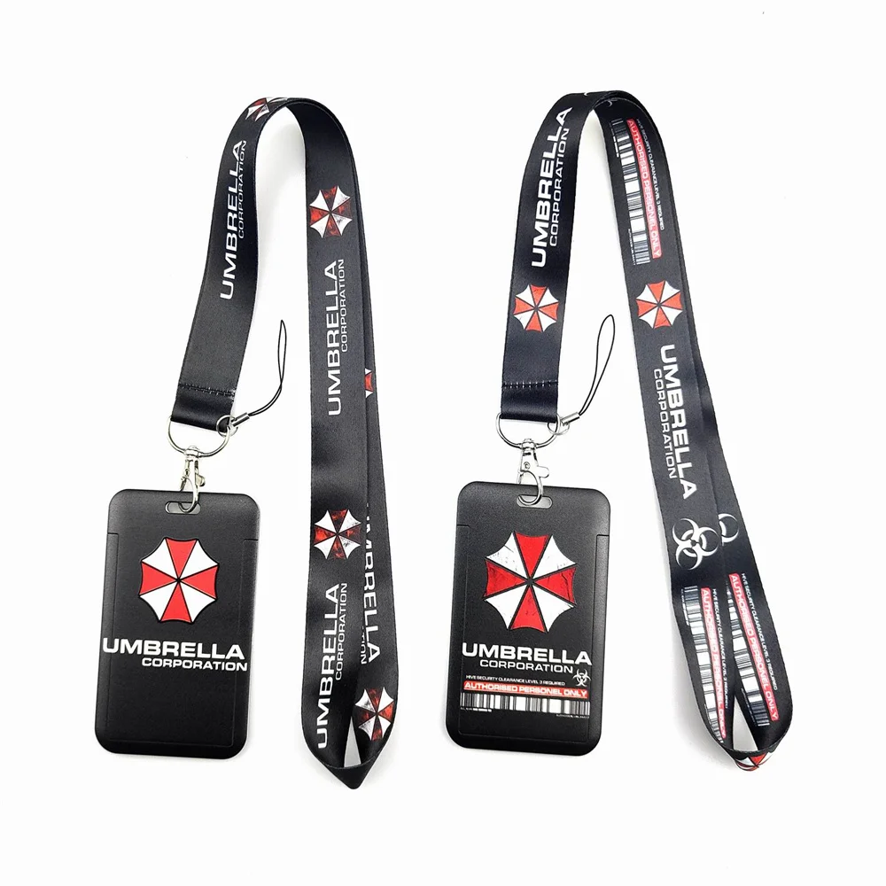 

Cartoon PVC Card Cover Student Campus Hanging Neck Bag Card Holder Lanyard ID Card Holders key chain