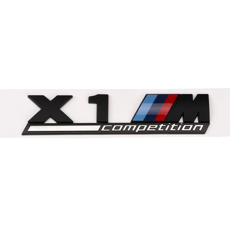 BMW M Stickers Competition Emblem X1 X2 X3 X4 X5 X6 X7 Black Logo Decoration For M2 M3 M4 M5 M6 X5M X6M Car Accessories