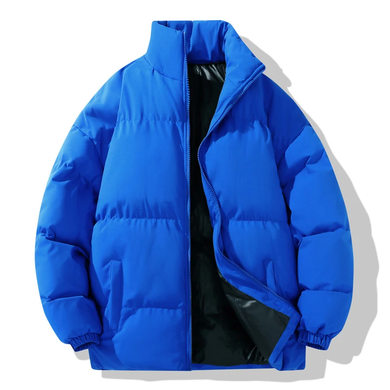 

Winter Mens Warm Down Padded Jackets Fashion Man Stand Collar Windbreaker Parkas Men Cotton Thermal Loose Coats Clothing 7XL 8XL
