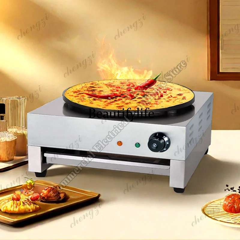 

A81 Non-stick Pancake Machine Crepes Maker Commercial Pan Pake Stove 3000W Kitchen Cooking Tools Gas Electric Crepe Maker Machin