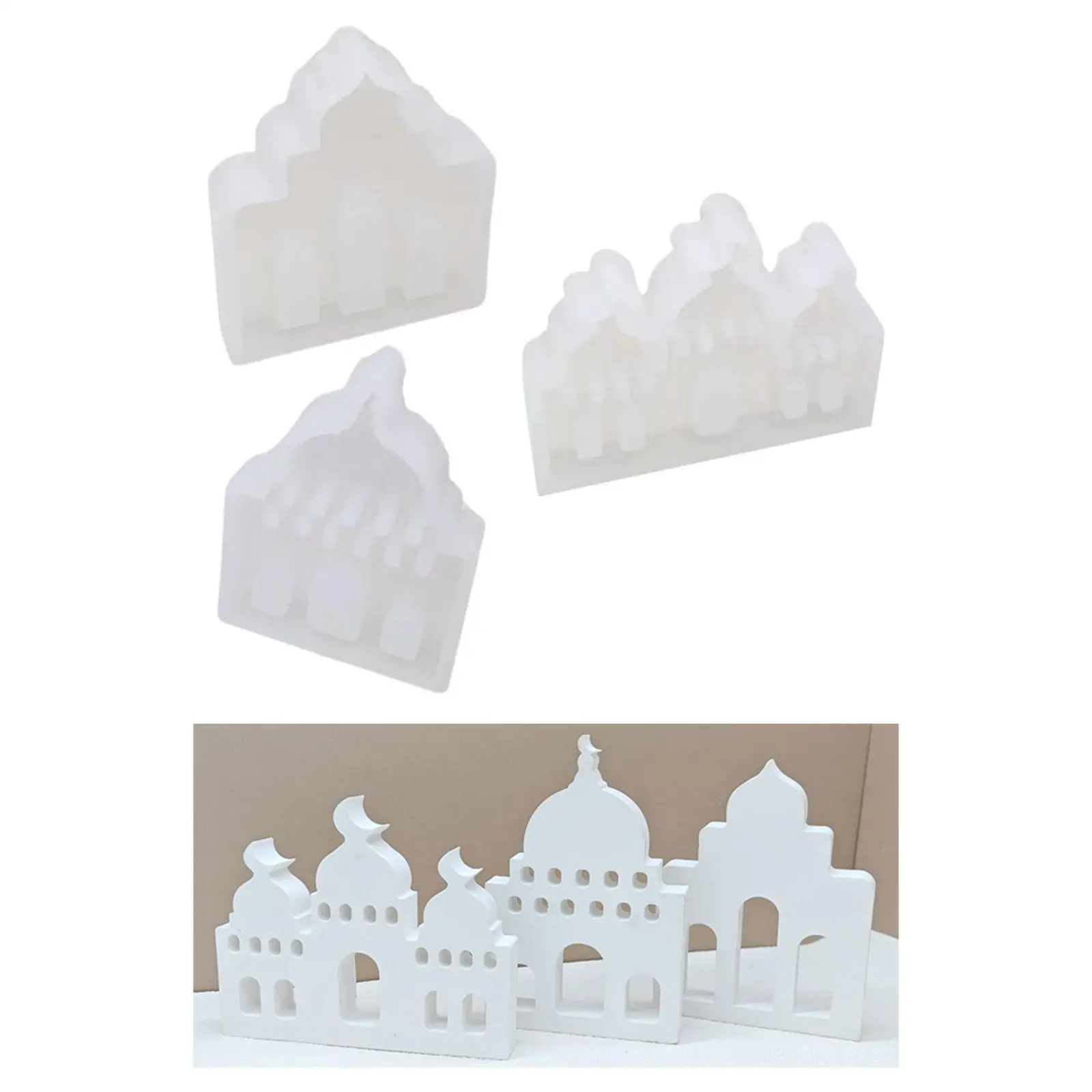 

Silicone Ramadan House Moulds, DIY Creative Tool Decor Supplies, Professional,