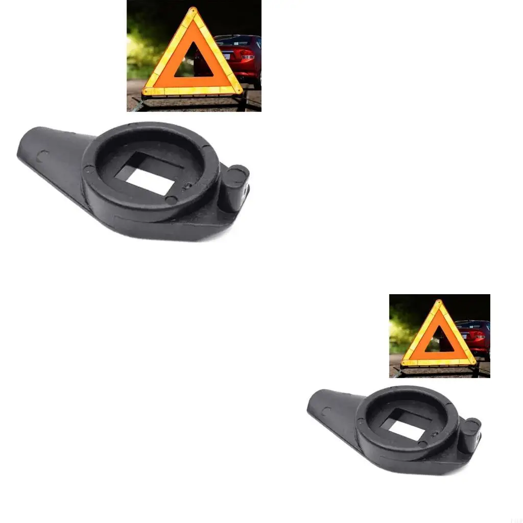 F1CF 4B9867899 Car Rear Trunk Safety Triangle Lock Auto Luggage Retainer Clip Warning Triangle Lock for 8E B6