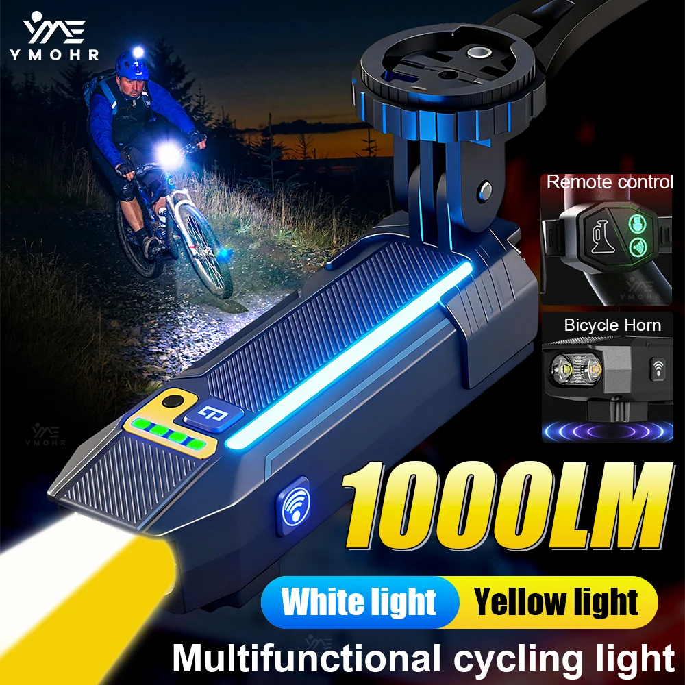 

LED Bicycle Front Light USB Rechargeable Bicycle Headlight MTB Road Bike Headlamp Waterproof Easy to Install Cycling Accessories