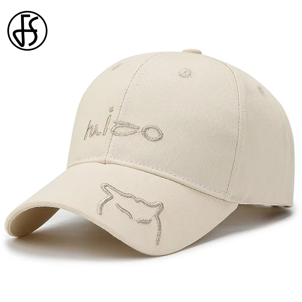 FS Stylish Khaki Pink Winter Women Caps Cotton Baseball Hat For Men Snapback Hip Hop Cap Streetwear Trucker Hats Gorra Hombre