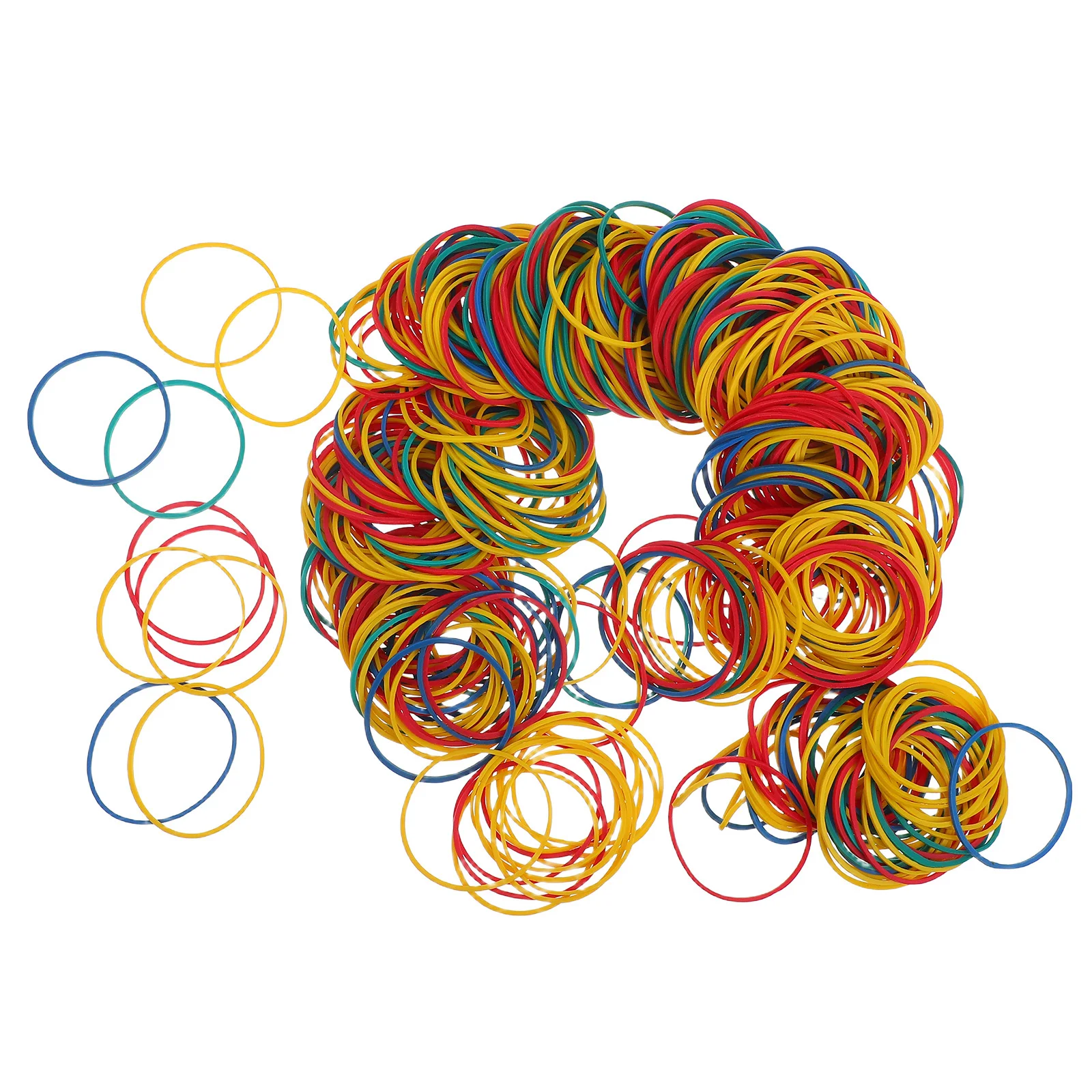 

600Pcs Rubber Bands Colorful Elastic Stretchable Heavy Duty for Office Supplies Hair Craft DIY Organization Bulk Small Bands