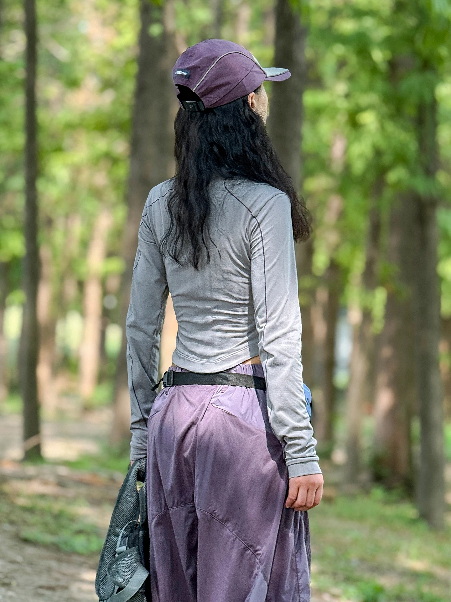 Outdoor Damen ort Sve T-Shirt Slim Fit Long Sve Atmungsaktiv Qui Dry Sport Base irt Herbst 2025, Neu Sle Mountai...