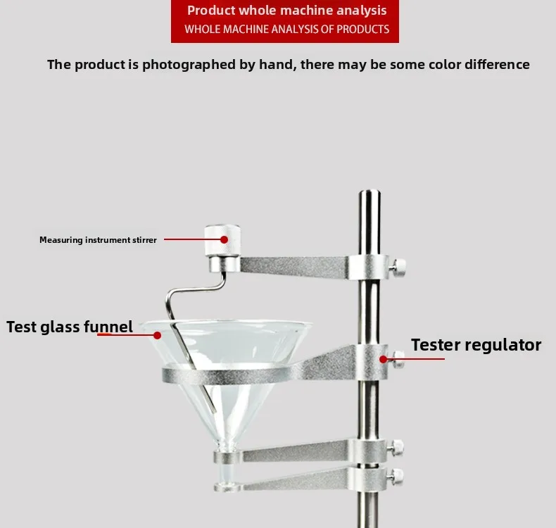Angle of repose tester Surfactant Capsules