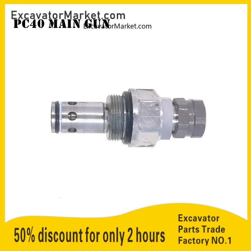 For Komatsu PC20 30 40 45 50 excavator main gun main relief valve control valve safety valve high quality Excavator Accessories