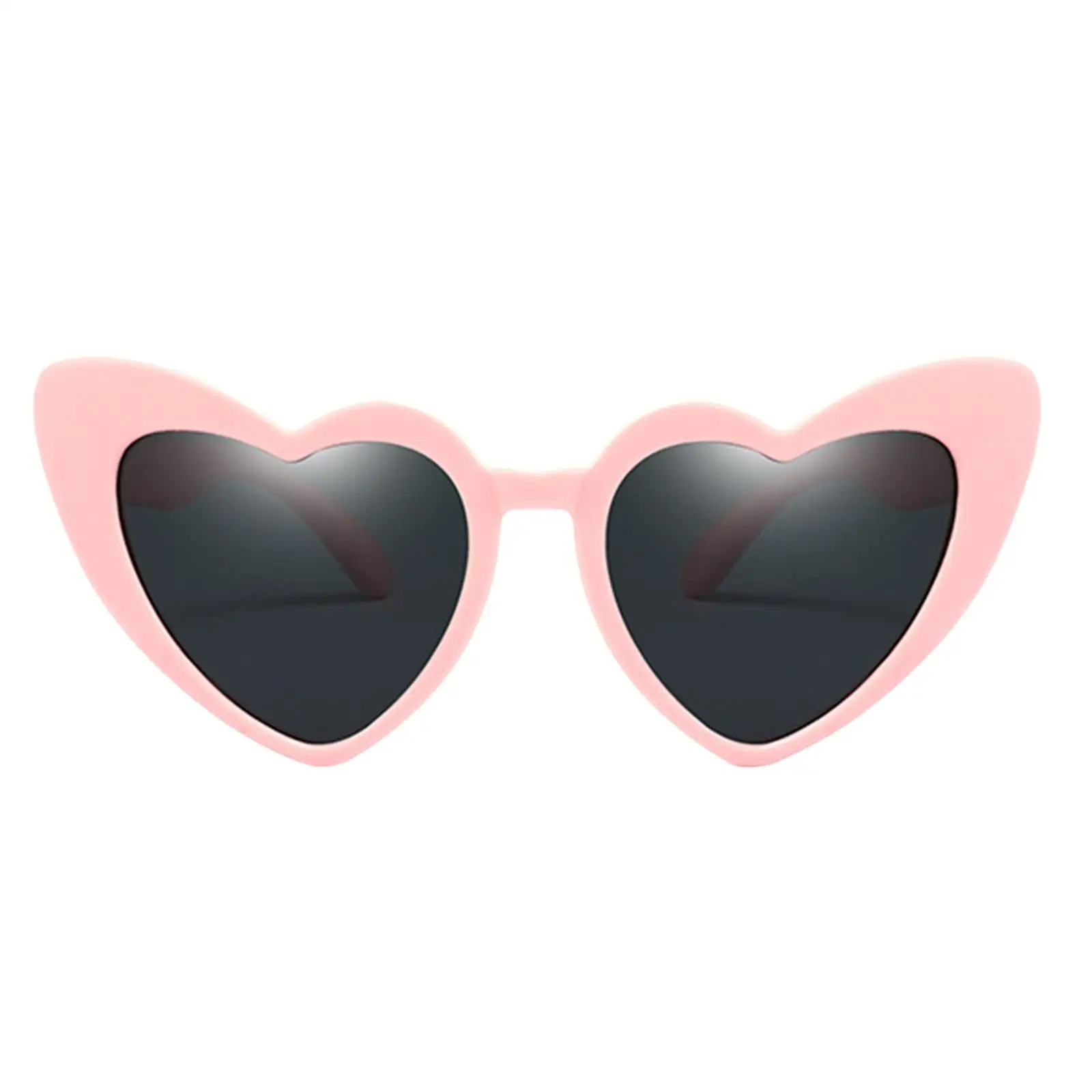 Toddler Kids Heart Sunglasses Girls Boys Age 2-4 Retro Baby Shades UV400 Protection Cute Summer Eyewear
