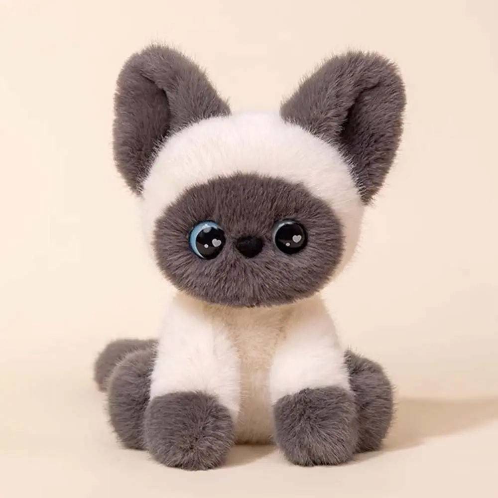 ตุ๊กตาแมวคาวาอี้ ขนาด 24 ซม. นุ่มมาก ของขวัญสำหรับนอนกอด ตุ๊กตาสัตว์นุ่มๆ