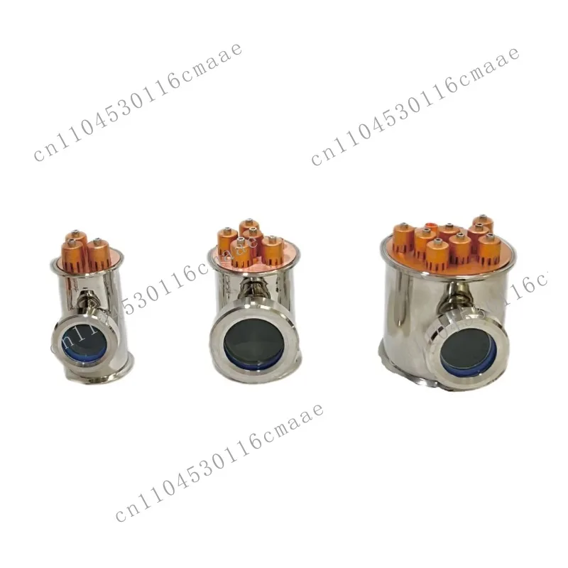 4-Section 4-inch copper bubble cap return moonlight wine still column pump sight glass tee PLC control electric