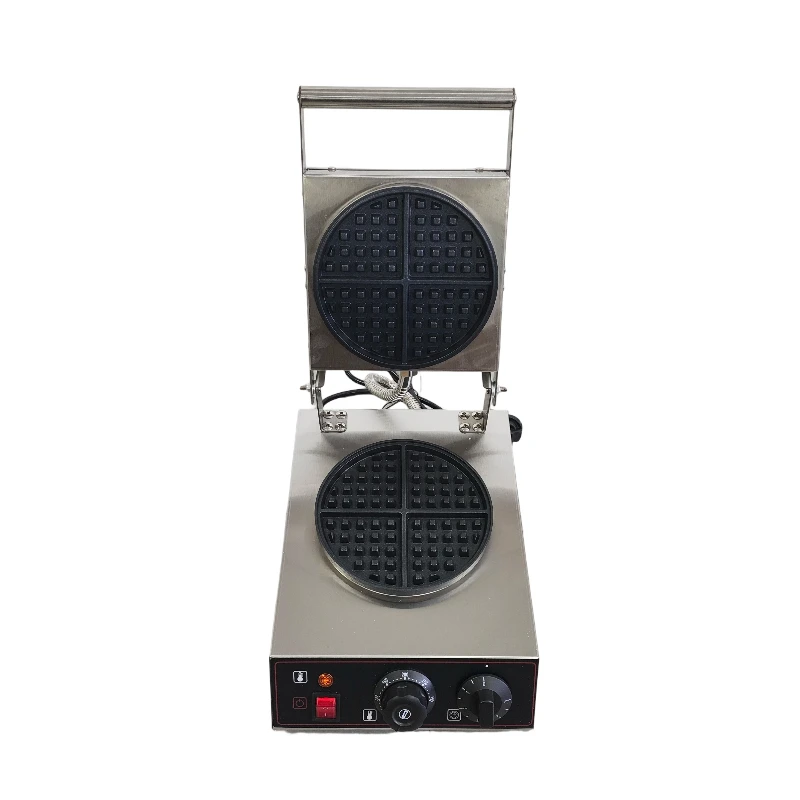 Commercial Waffle Maker Non-Stick Stainless Steel Restaurant Food Stall Ice Cream Parlor Baking Equipment Hotel