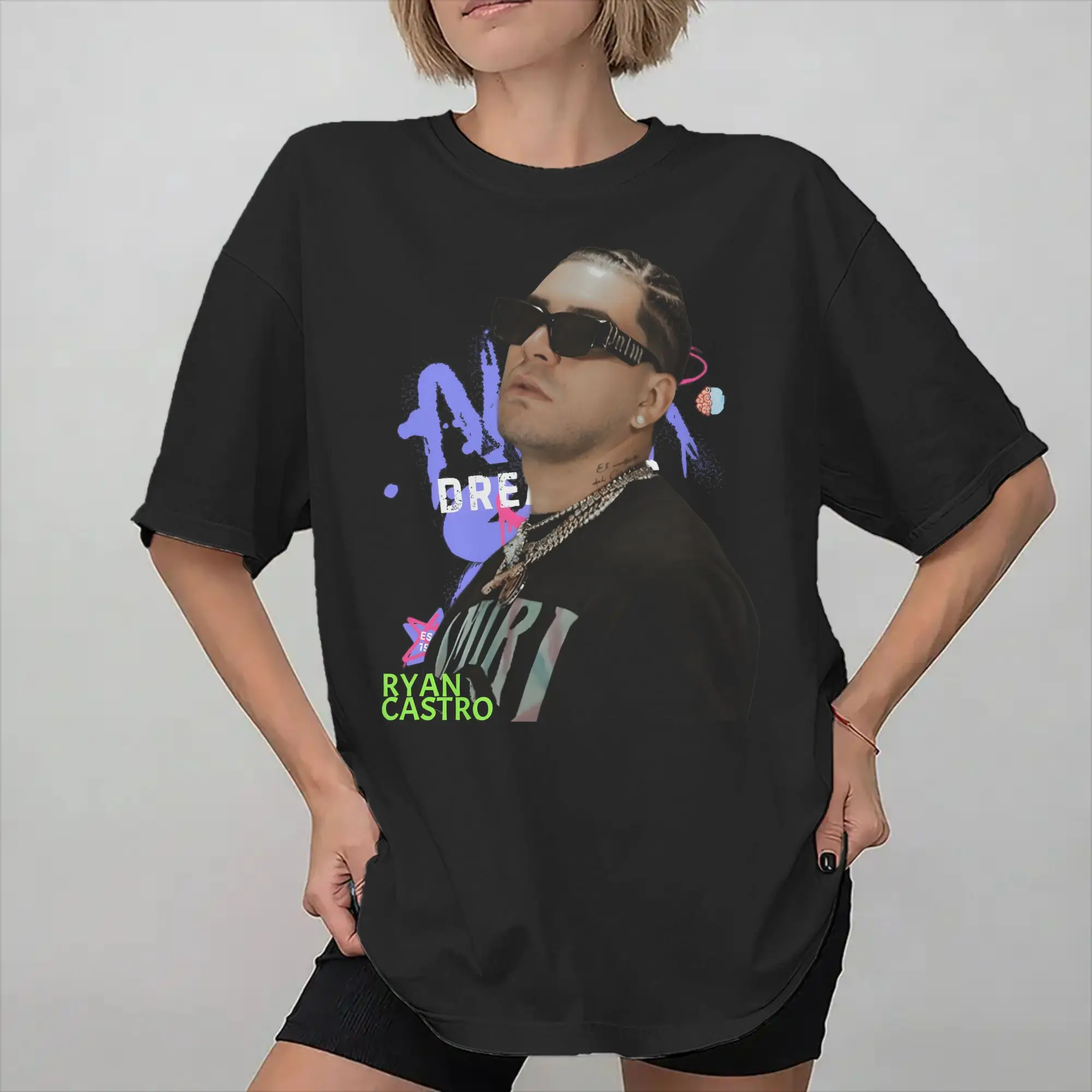  Ryan Castro Album Tour 2026 Merch Unisex T Shirt Cotton Tee Graphic Printed  T-shirt Clothes