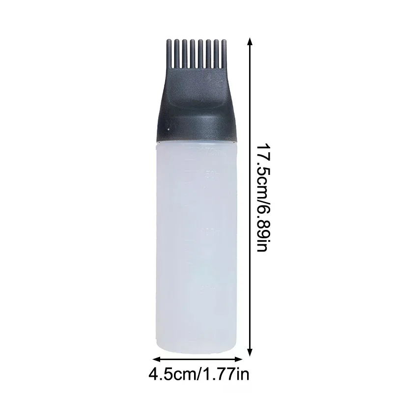 Botella aplicadora exprimible de 170ml, botella de plástico para tinte para el cabello, botella para teñir el cabello, botella de champú para limpieza en seco, peluquería