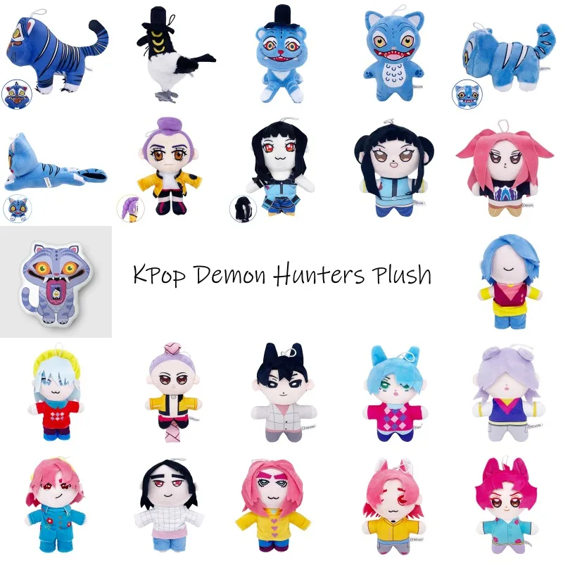 

K pop Demons Hunters плюшевые Monster Hunt Girl аниме периферийные устройства мягкая кукла коллекция украшение комнаты игрушка детские подарки на день рождения 2025