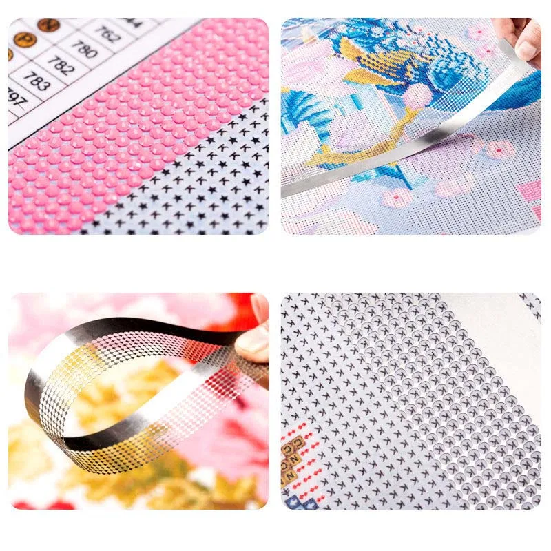139/140/140.5/141Style Stainless Steel DIY Drawing Ruler Blank Grids 1020holes for Round Drill 5D Diamond Painting Accessories