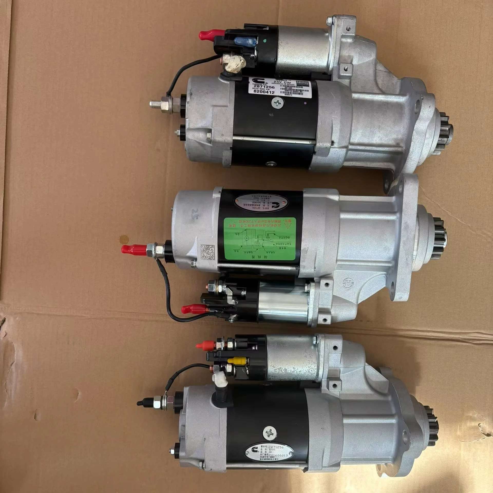 

Starter Motor 4296454 5284084 2871256 for Cummins Engine QSX15 ISX15 Starting Motor Assembly Construction Machinery