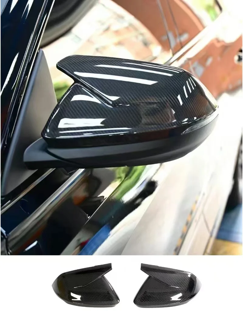 Mirror Cover For Lamborghini URUS /Audi RS Q8 Q8 2018-2022 Carbon Fiber Car Exterior Rear View Cap Rearview Shell Add On Type