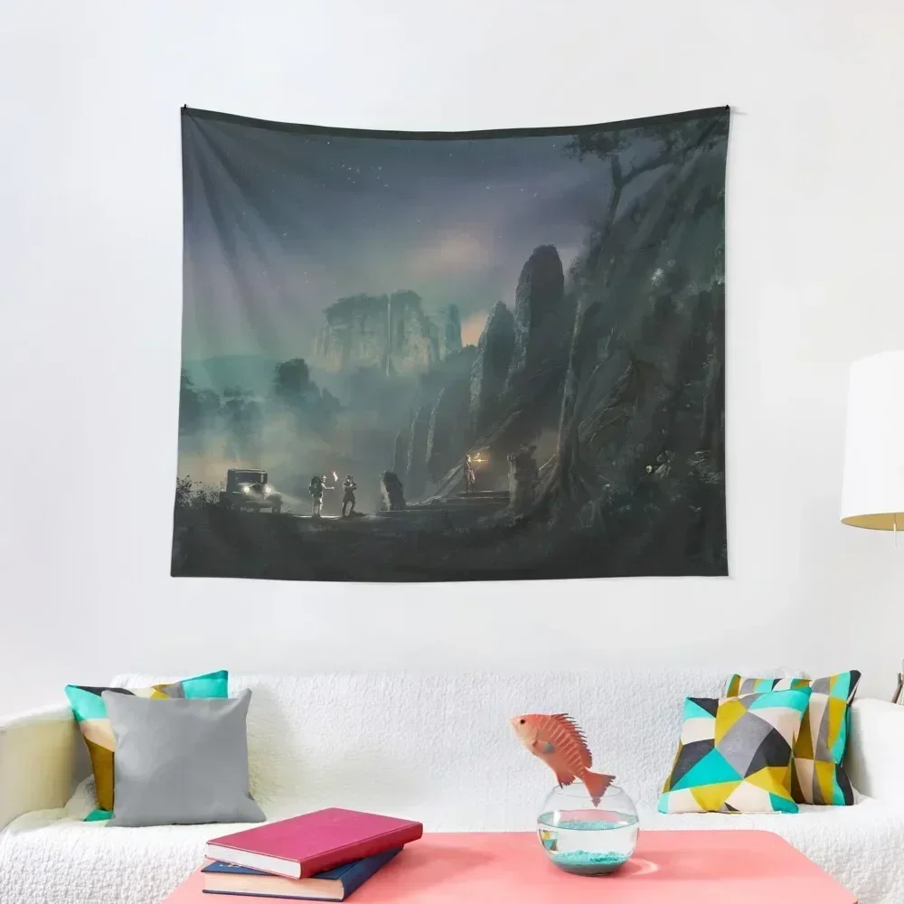 

Call of Cthulhu Keeper Screen Image Right (2/2) Tapestry Aesthetic Home Decor Bedroom Decor Decoration Bedroom Tapestry