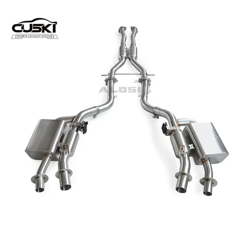 

Exhaust pipe with valve control cat back suitable for modern Genesis 3.3T 2018-2023 stainless steel exhaust pipe