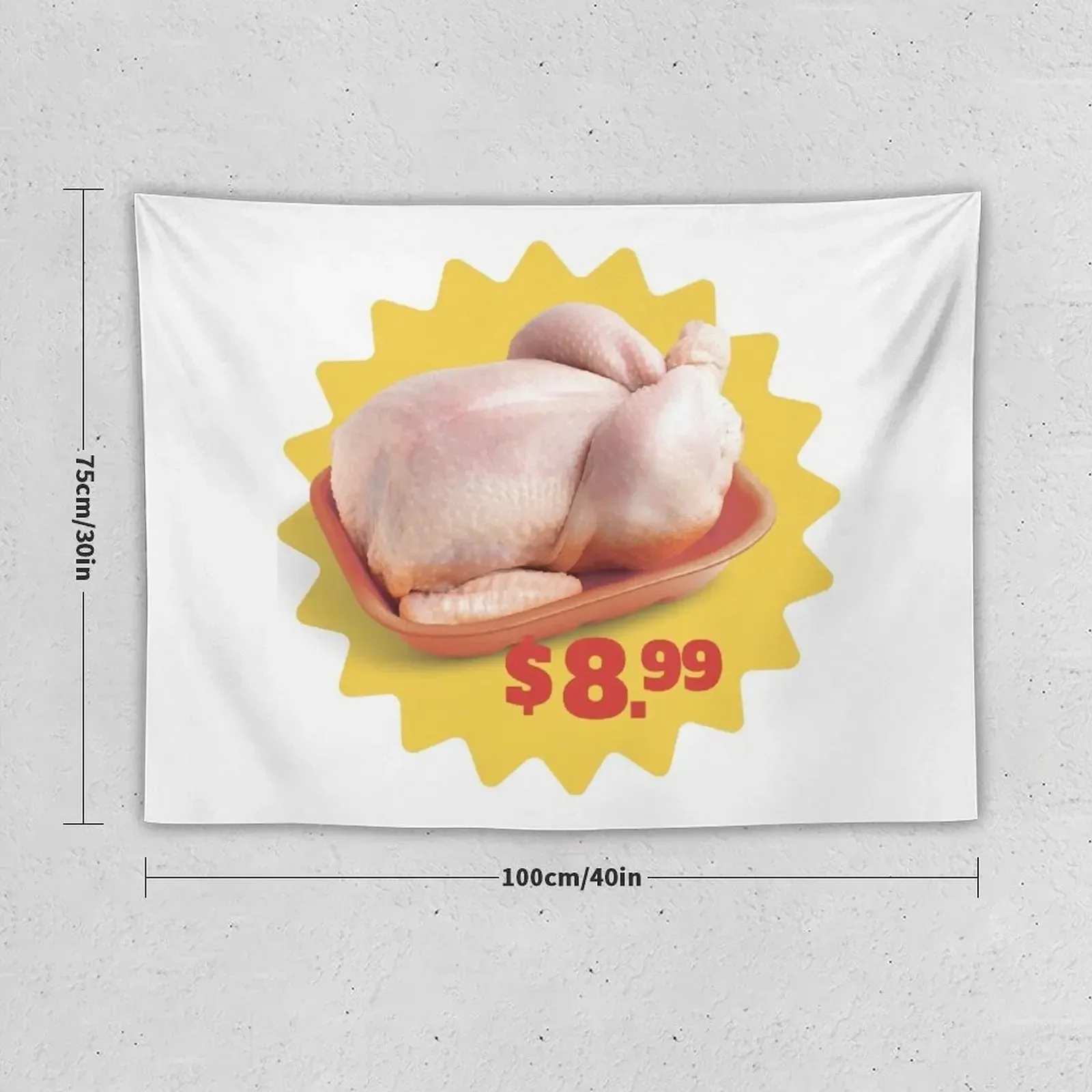 Chicken Supermarket Ads Tapestry For Bedroom Aesthetic Room Decor Korean Kawaii Room Decor Korean Room Decor Tapestry