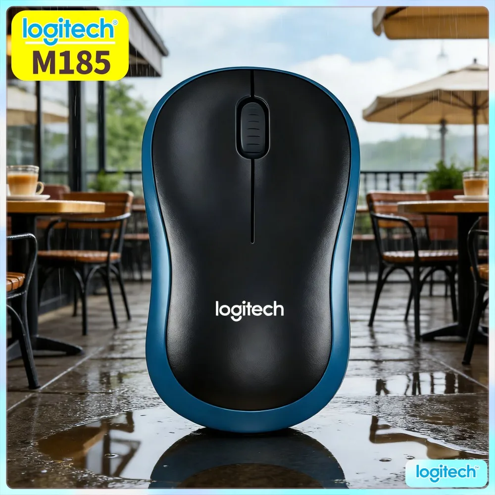 Logitech M185 New Hire Peripheral Mouse Wireless Simple Operation For Fresh Office Staff Computer Gear