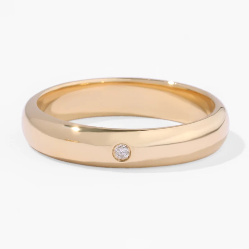 Anel de casamento personalizado gravável para casal, estilo real, 100%, 18K, 14K, 10K Gold Platinum, PT950, vintage