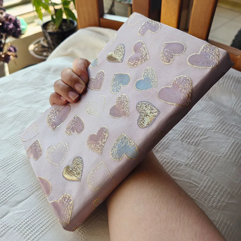 Peach Heart Pattern，A5 Or Customizable Size Adjustable Book Cover