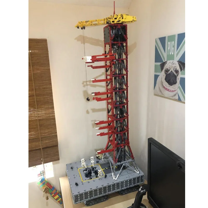 

MOC-60088Aerospace Electric Crawler Rocket Tower Building Blocks Model 7706 Parts MOC Creative Building Blocks for Boys and Kids