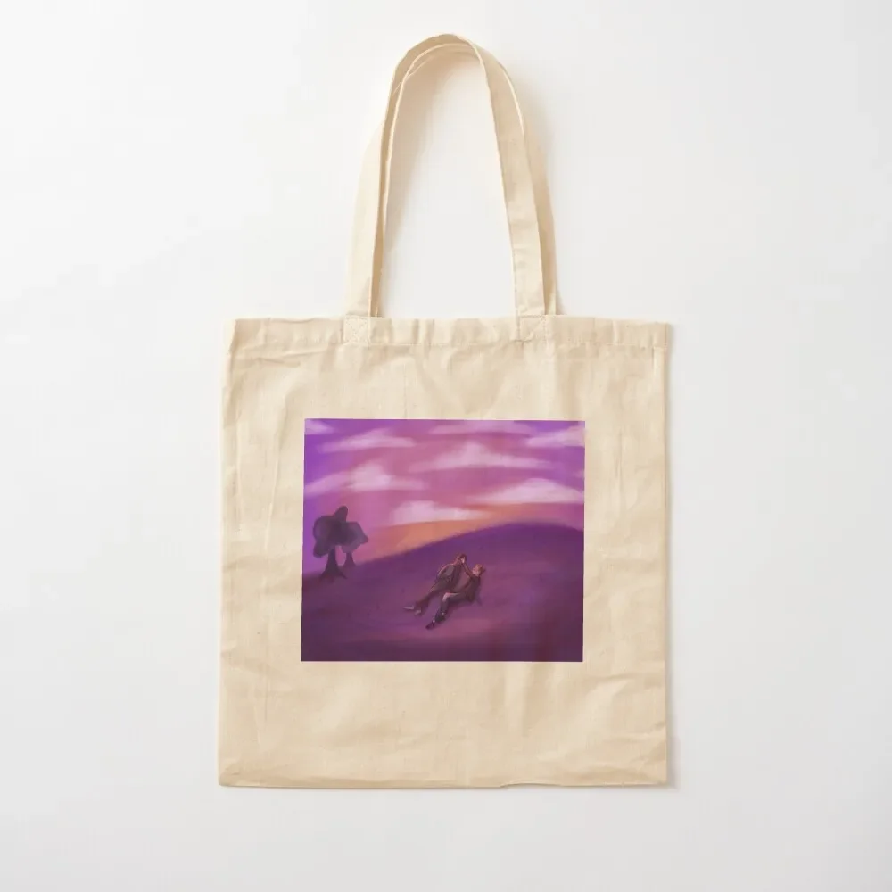 

cloud gazing under purple skies Tote Bag shoping bag Portable shopping bag