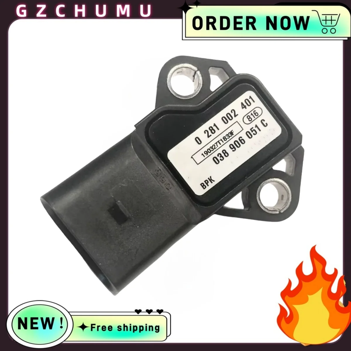 

Датчик карты давления воздуха OEM 0281002401 038906051 C 0 281 002 401 038 906 051 C для Audi