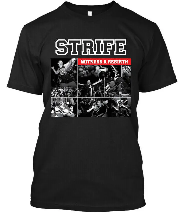 Popular Strife Witness a Rebirth American Music Retro T-SHIRT S-4XL