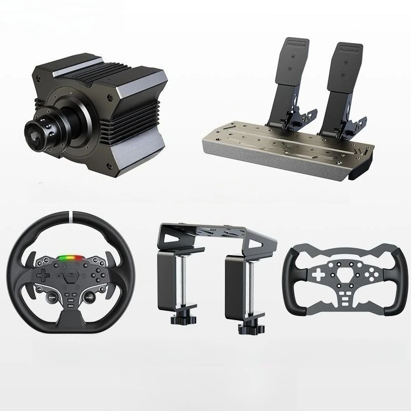 

Racing emulator game steering wheel base full set of equipment