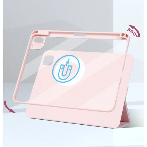 Para 2025 iPad 11 funda M4 Pro 13 ""Air 6 4th 5th Pro11 12,9 Mini6 10,2 8th 9th 10th A16 estuche giratorio desmontable magnético para lápices