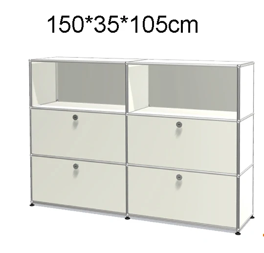 Modul Modulare DIY Möbel Lagerung Regal Sideboard Angepasst Größe Nachttisch Schrank Edelstahl Heimgebrauch