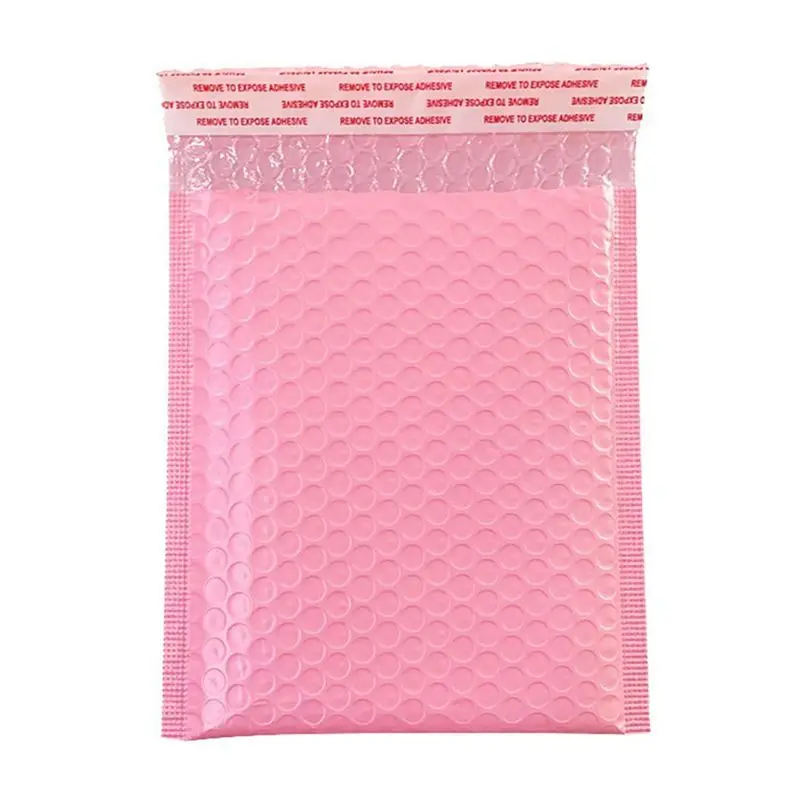Leading-250PCS Foam Envelope Bags Self Seal Mailers Padded Envelopes With Bubble Mailing Bag Packages Bag Pink
