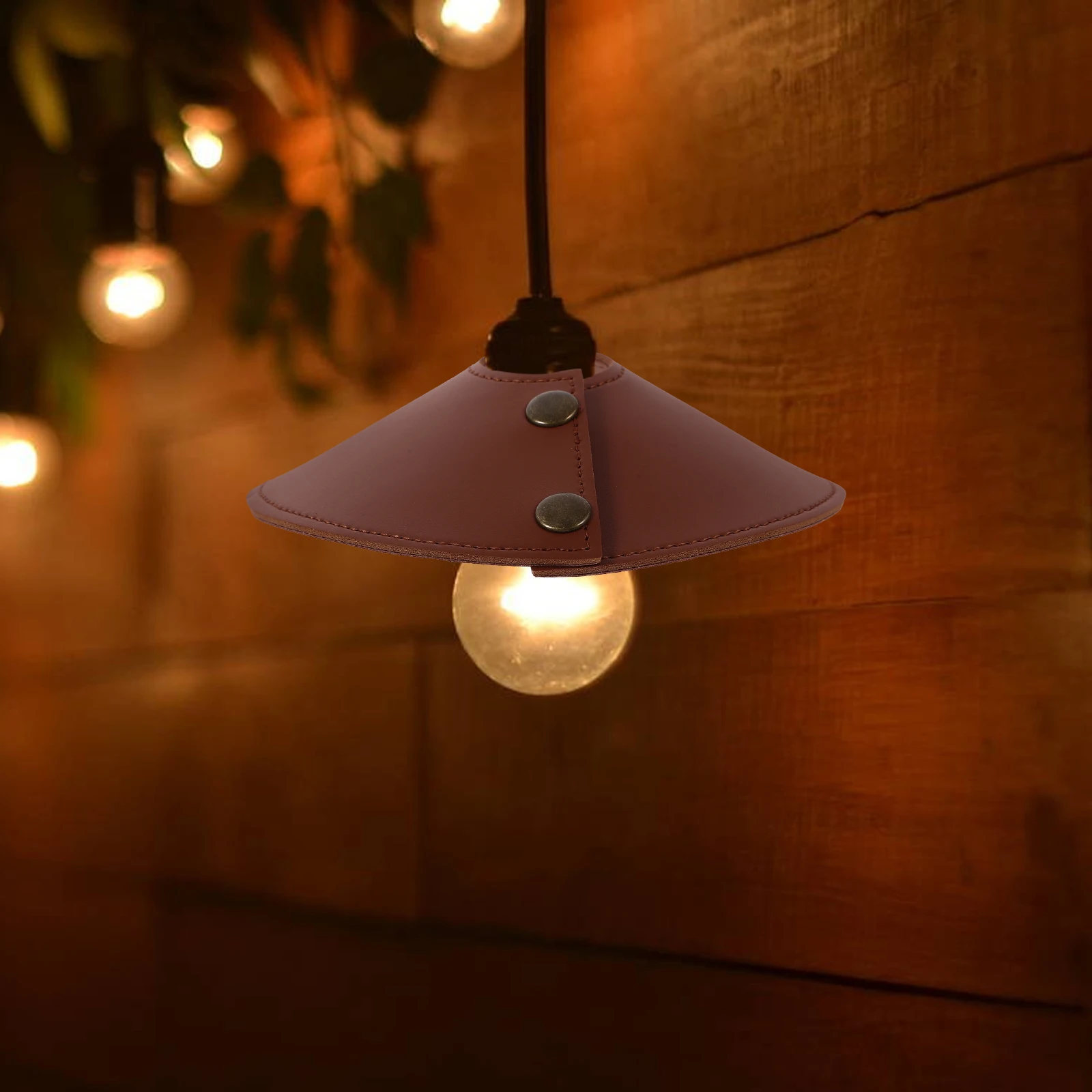 

Абажур для кемпинга на открытом воздухе, ретро-чехол для путешествий, простая установка, декоративные абажуры, сменный абажур