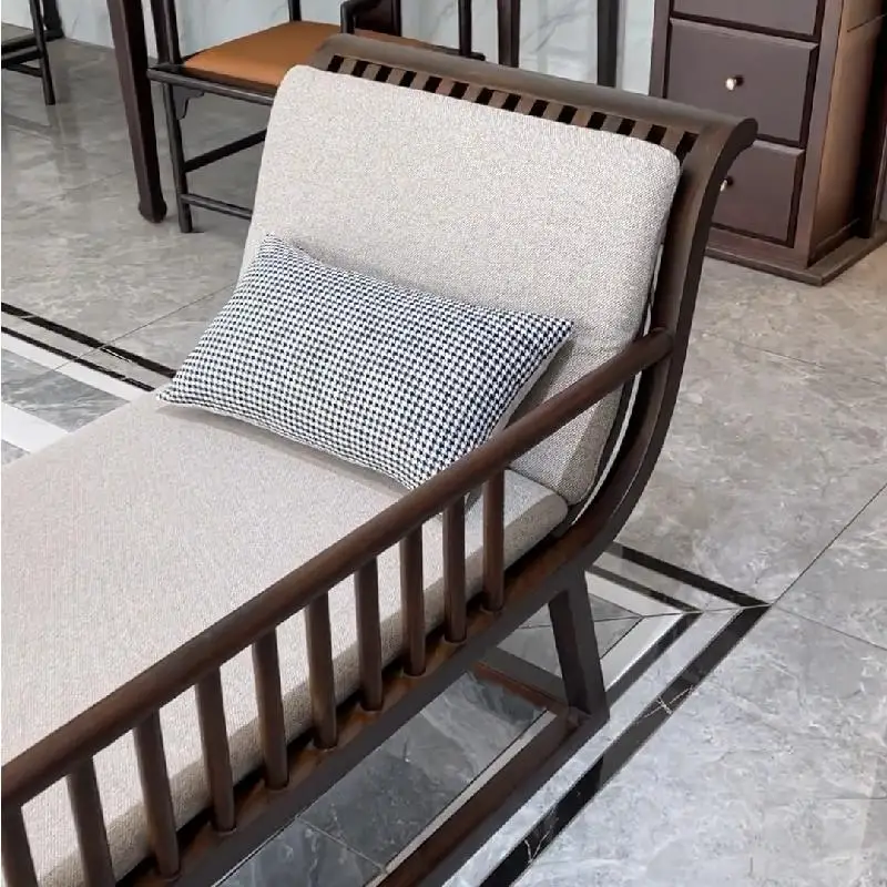 xx-Minimalist Bedroom Bench Luxury Nordic Pouf Salon Kitchen Bedroom Bench Camping Ergonomic Wood Tabourel Trendy Furniture* view 2