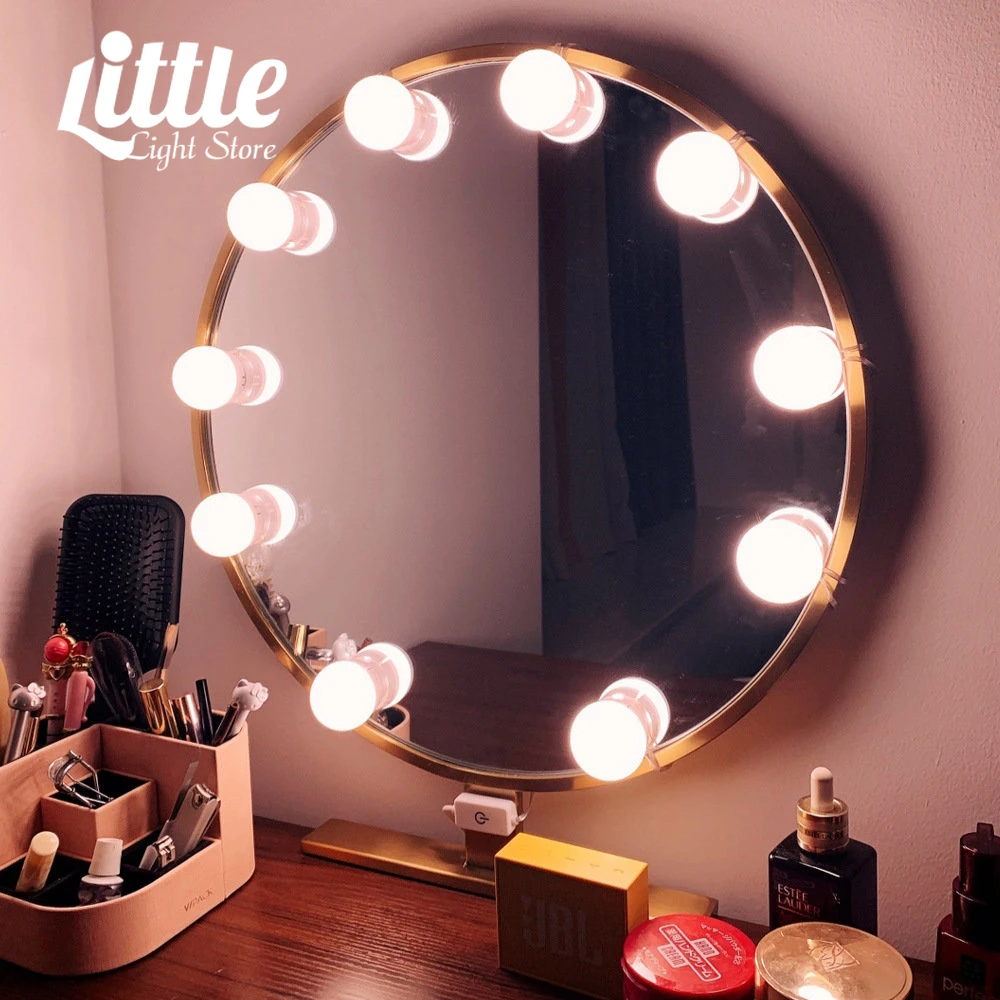 10 Vanity Mirror Lights Simple 9 Brightness Level for Vanity Stick Makeup Restroom Dressing Room Tabletop Home Decor Women Gift