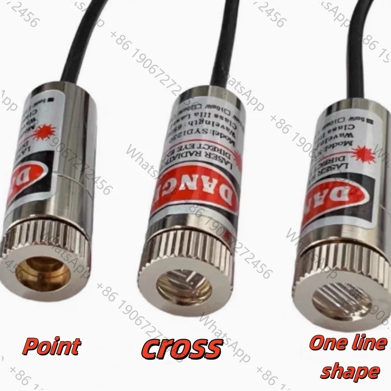 USB connector laser module 12mm5mw red laser head 650nm industrial grade positioning laser spotlight with adjustable focus