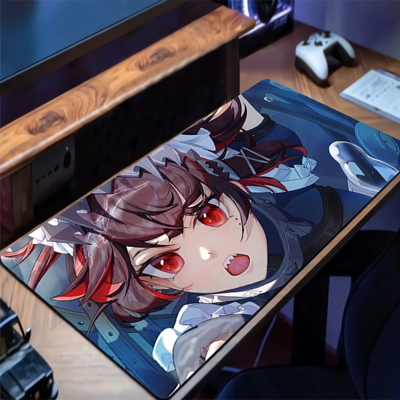 لوحة الماوس Z-zenless Zone Zero Ellen Joe لطيف أنيمي ماوس Kawaii الجدول الحصير مكتب الملحقات حصيرة مكتبية المطاط لوحة المفاتيح #4