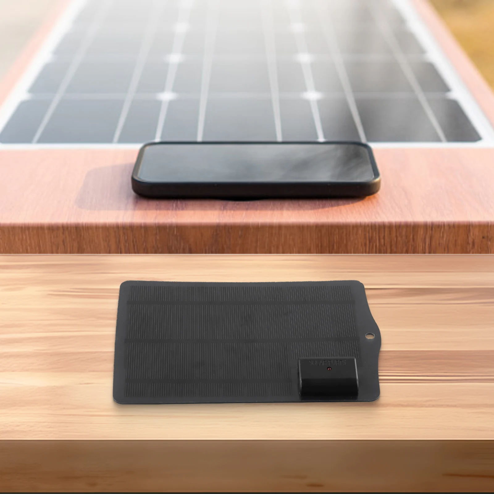 

180*126*25MM Portable USB Solar Panel Anti-riot Performance High-efficiency Polysilicon Cells Strong Snow Resistance