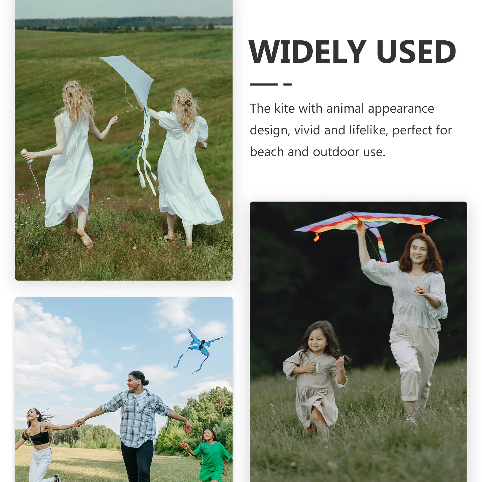 مجموعة واحدة من صنارة صيد الطائرة الورقية للأطفال بتصميم ممتاز ومتانة وبسيطة ومحمولة للسفر والترفيه في الهواء الطلق والحديقة