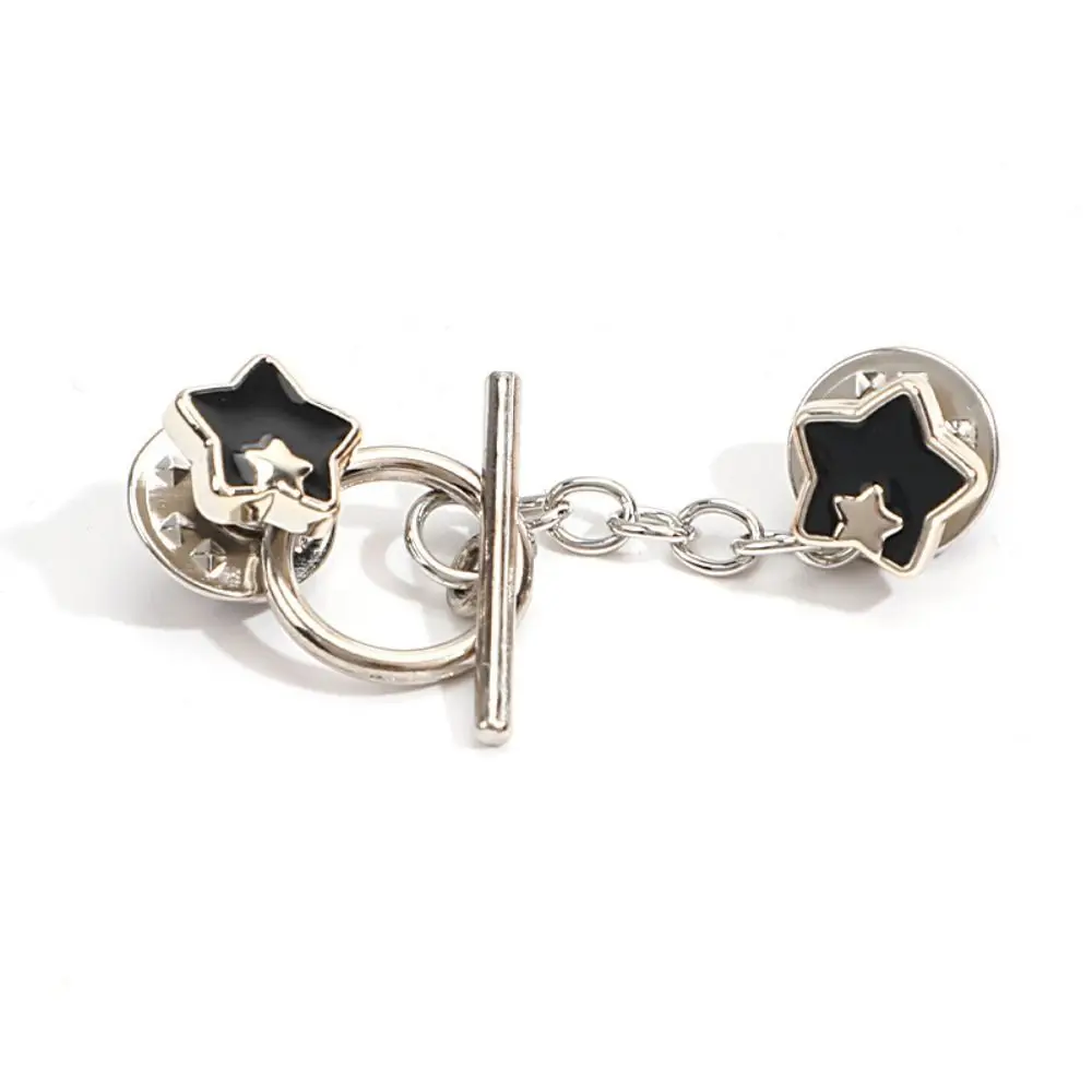 Pins Button Clip Anti-light Brooch Nail-Free Detachable Anti-light Artifact Close Neckline Decorative Brooch Fixed Clothes Pin