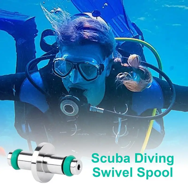 Diving High Pressure Swivel Spool Scuba Diving Sport High Pressure Swivel Spool Scuba Diving Gauge Regulator Spool To Ensure