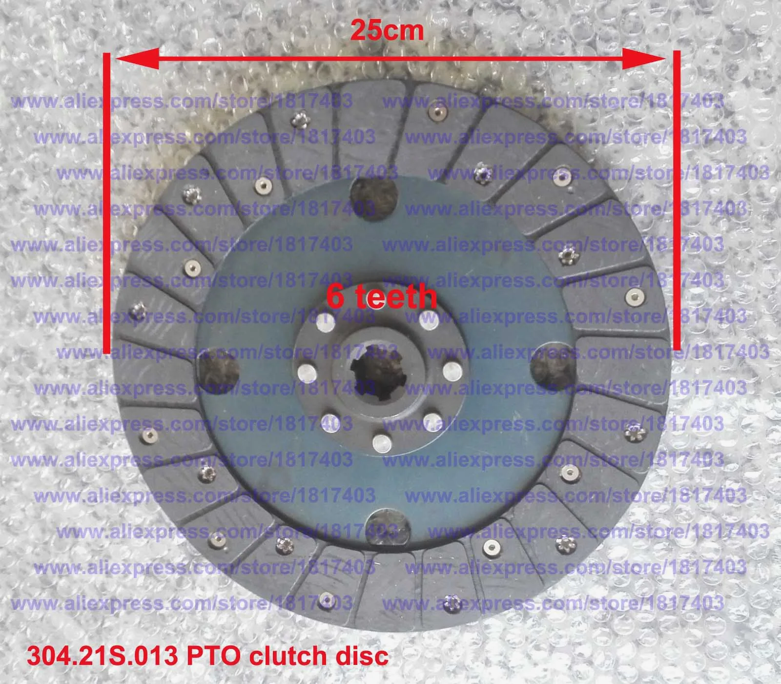Jinma 304.21S.013 PTO clutch disc for the dual-stage clutch, JINMA / JM tractor parts, 30HP-35HP, JM-304, JM-354