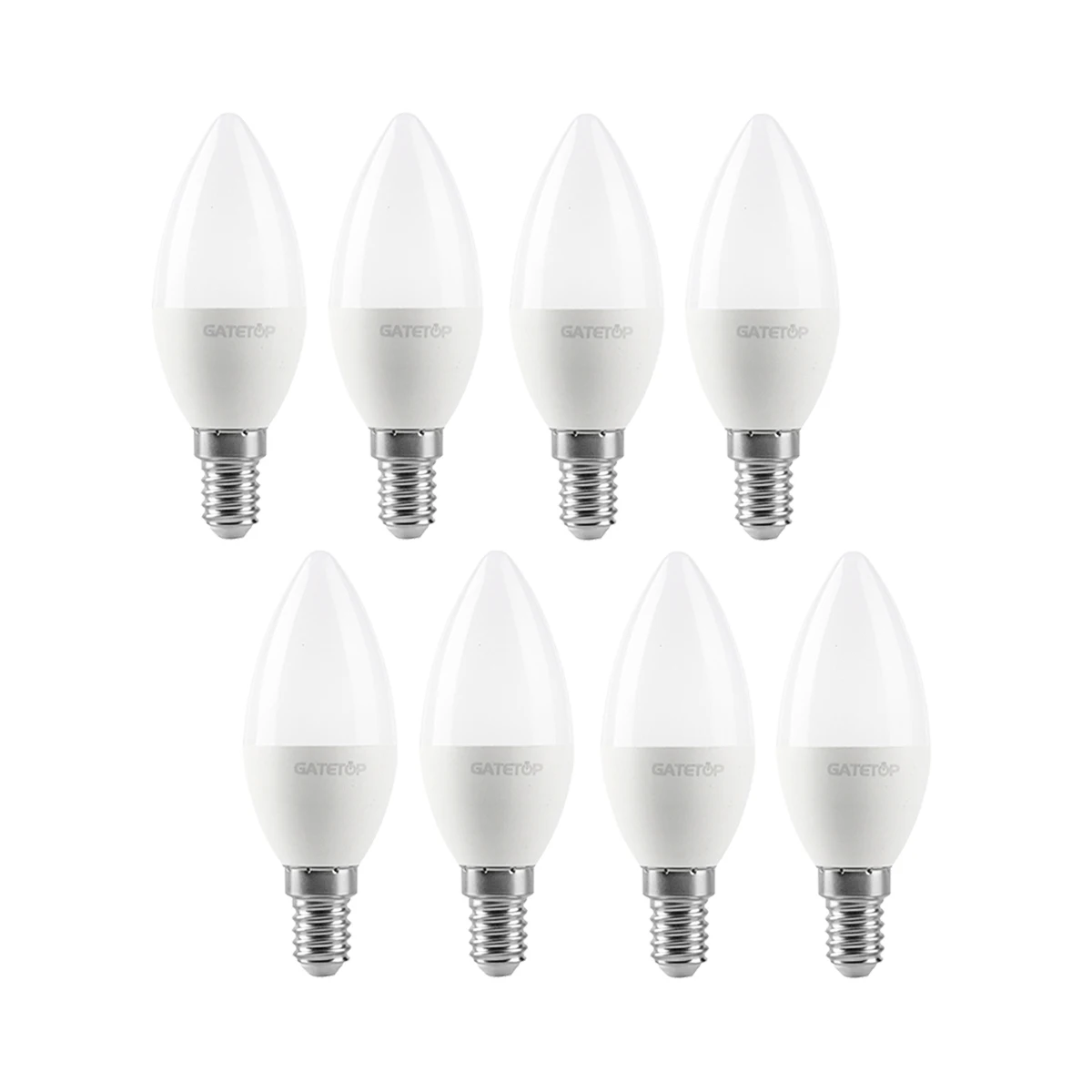 1-10PCS Led E14 Candle Bulb 110V 220V E14 3W 5W 6W 7W Light Bulbs Lamp for Indoor Decor Bedroom and Living Room Light